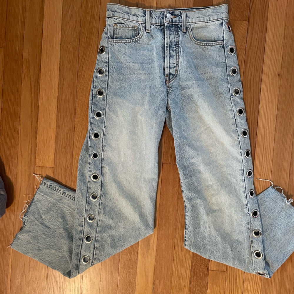 REVICE Blue Straight Leg Jeans Classic Design